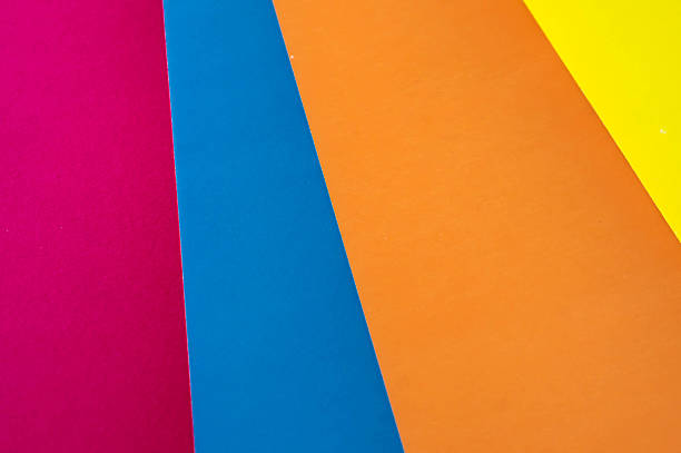 istock Colorful background from sheets of paper different colors 495648886