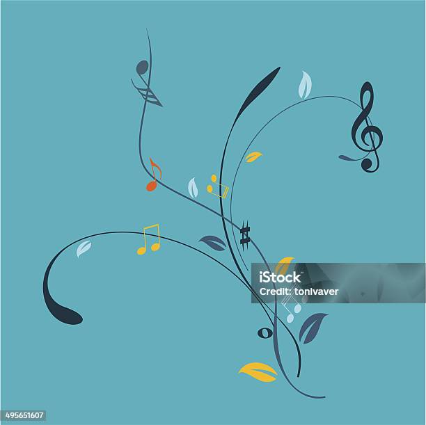 Music Notes Stock Illustration - Download Image Now - Abstract, Art, Art And Craft
