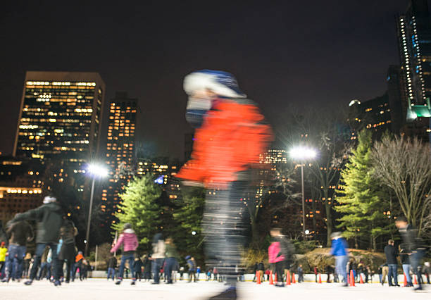 istock Central Park ice rink people having fun 495651825