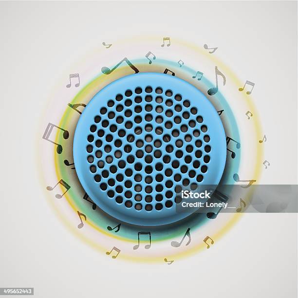 Music Speaker Stock Illustration - Download Image Now - Acoustic Music, Amplifier, Art