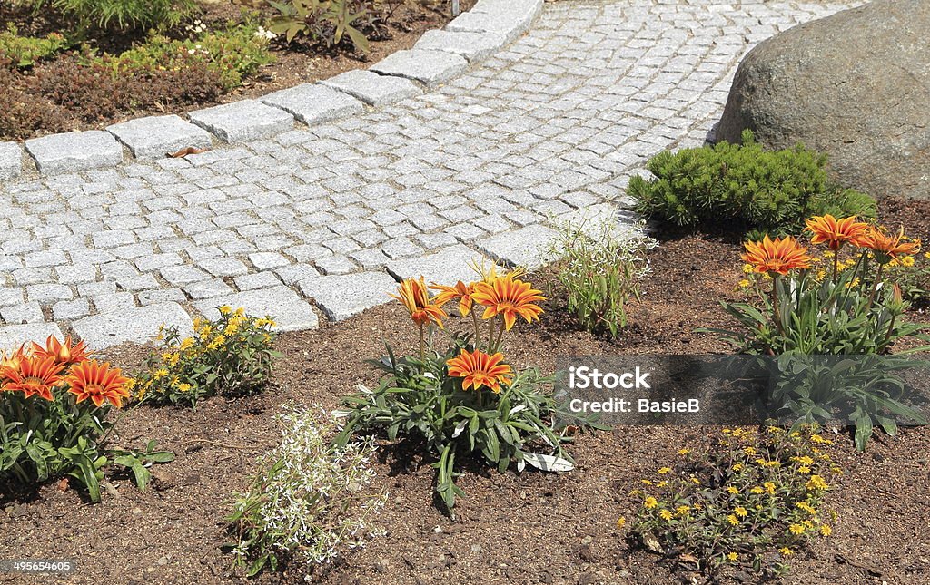 Neue garden path - Lizenzfrei Architektur Stock-Foto