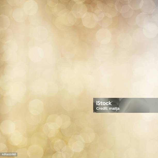 Gold Festive Christmas Background Stock Photo - Download Image Now - Abstract, Backgrounds, Beige