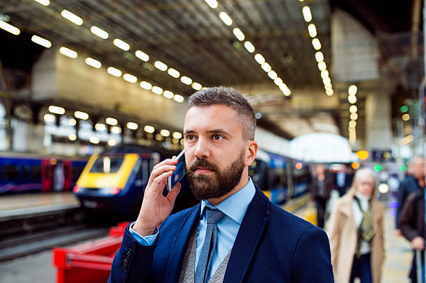 istock Businessman with smart phone 495660314