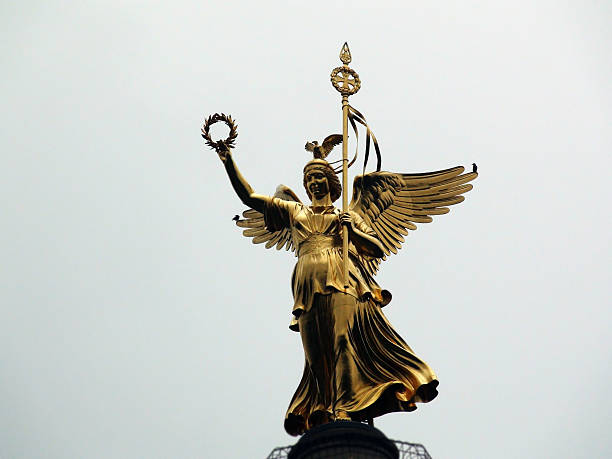 istock Victory Angel Statue In Tiergarten Central Berlin Germany,Europe 495664464