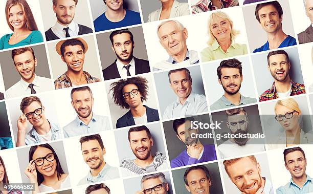 All About People Stock Photo - Download Image Now - Image Montage, Human Face, People