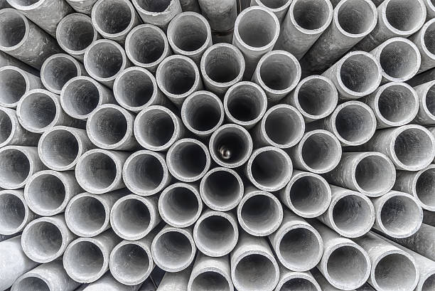 istock asbestos pipes for water draining 495664654