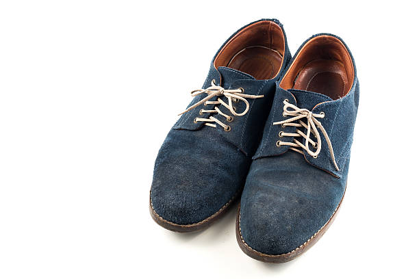 istock navy bluemen shoes on white isolated background 495667596