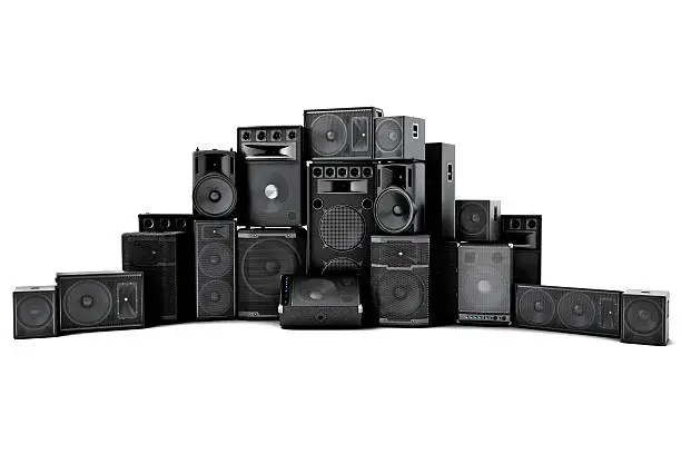Photo of Large group of speakers in a row