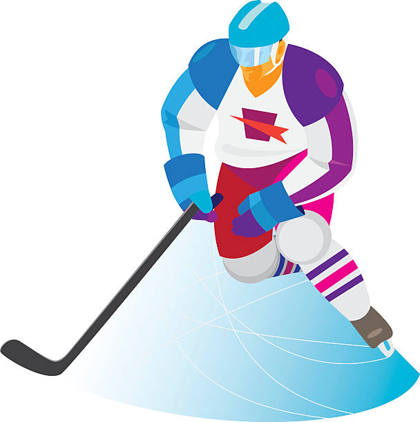 istock Young man is  professional ice hockey winger 495668446