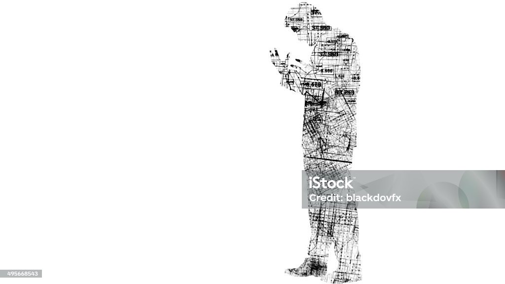 Global business, big data Abstract Stock Photo