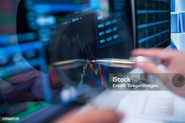 Stock Market Grafik Stockfoto und mehr Bilder von Börse - Börse, Daten, Börsenkurs