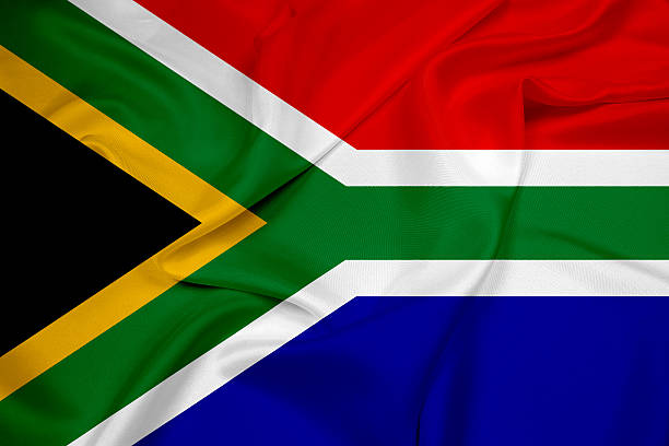 istock Waving South Africa Flag 495670603