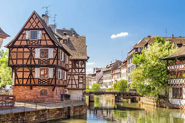 House tanners, Petite France district. Strasbourg, France