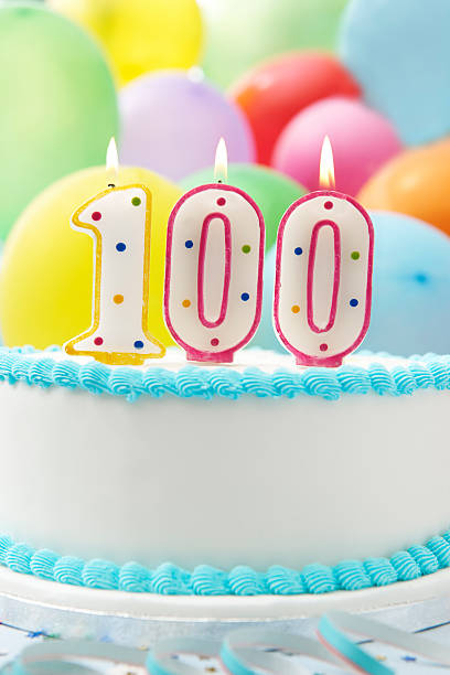 istock Cake Celebrating 100th Birthday 495685623