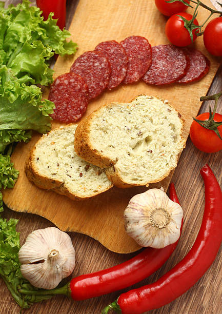 istock Salami with vegetables 495688493