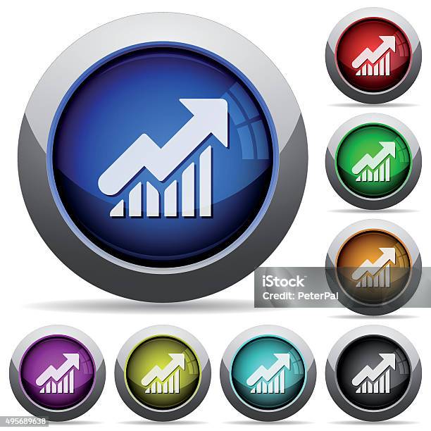 Graph Button Set Stock Illustration - Download Image Now - 2015 ...