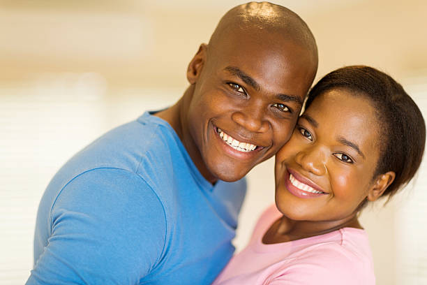 istock african couple looking at the camera 495690152