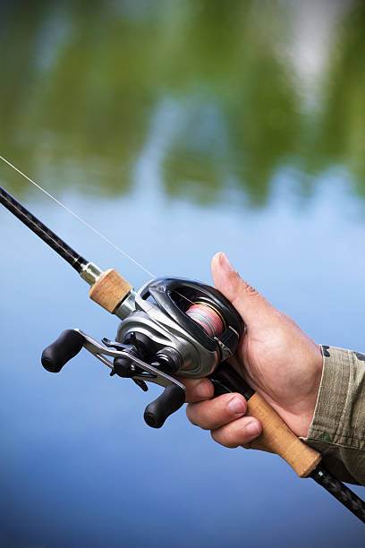 istock Modern fishing tackle 495690931