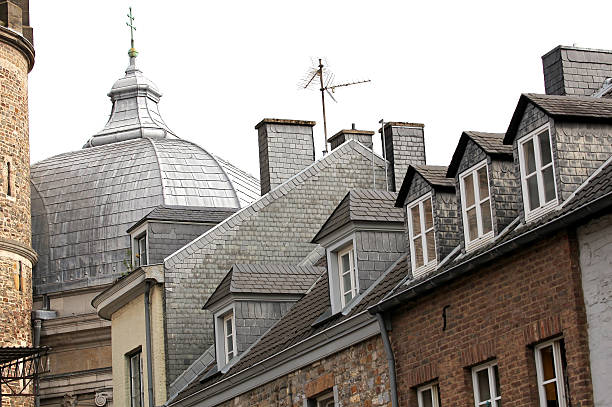 aachen, alemanha - aachen brick building exterior built structure imagens e fotografias de stock