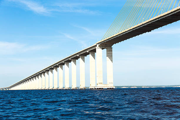 Rio Negro brigde in Manaus, Brazil