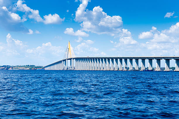 Rio Negro brigde in Manaus, Brazil
