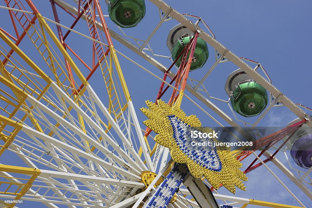 Ferris Wheel Ferris wheel at the Spring Festival in Holzkirchen - Upper Bavaria Activity Stock Photo