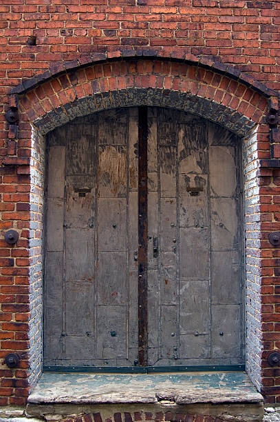istock Old Factory Door 495696159