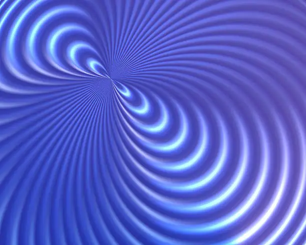 Photo of Abstract blue background magnetic field