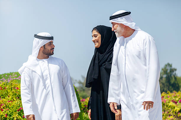 istock Middle Eastern people walking in the park 495701098
