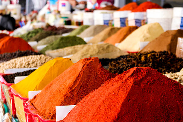 istock Central Asian Spice Market 495701578