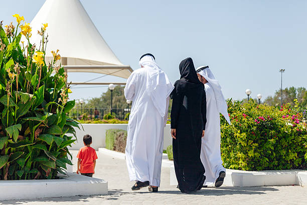 istock Multi Generation Arab Family Enjoying at Park 495701580