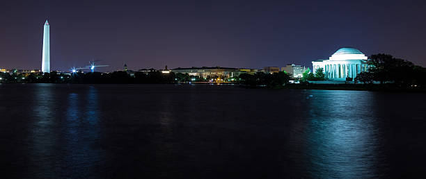 istock Washington, DC - Washington Monument and Jefferson Memorial 495701663