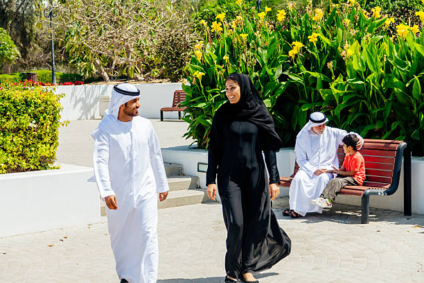 istock Multi Generation Arab Family Enjoying at Park 495701786