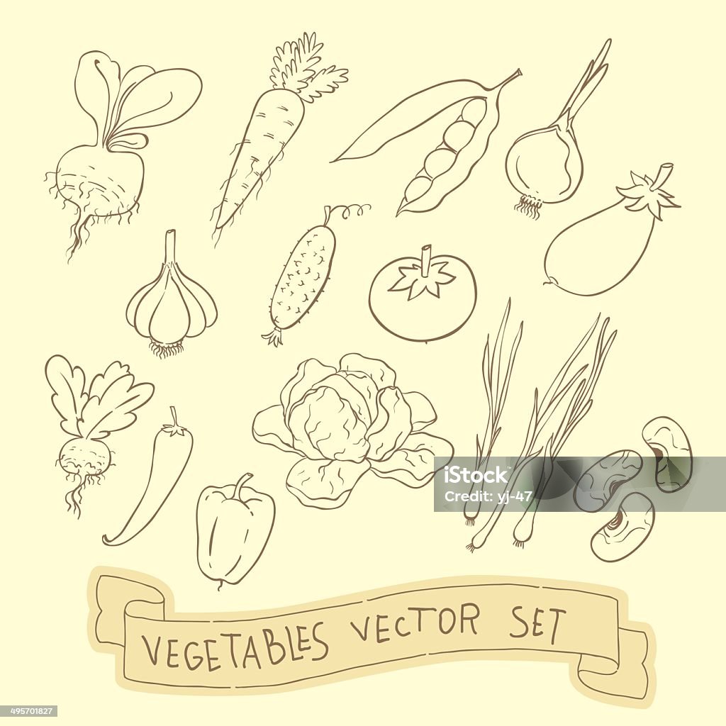 Vegetables vector set Antioxidant stock vector