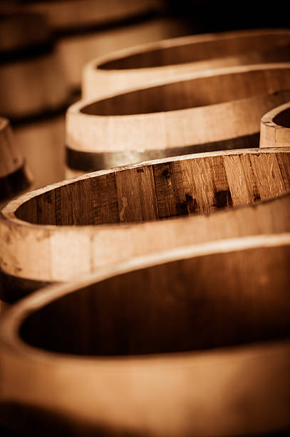 istock Barrel Making in Bordeaux Wineyard 495702316