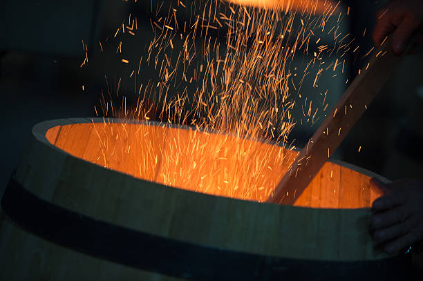 istock Barrel Making in Bordeaux Wineyard 495702444