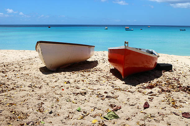 Barbados coastline.