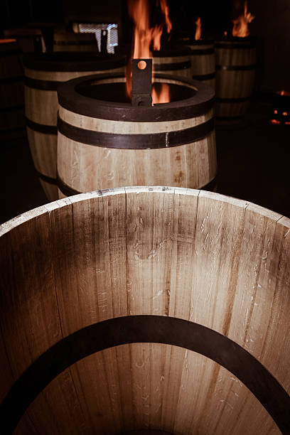 istock Barrel Making in Bordeaux Wineyard 495703748