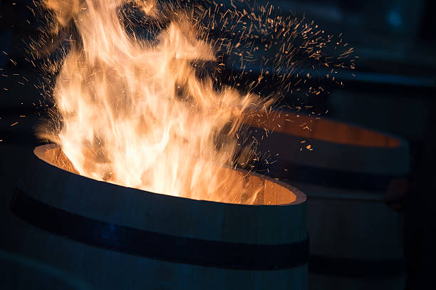 istock Barrel Making in Bordeaux Wineyard 495704018