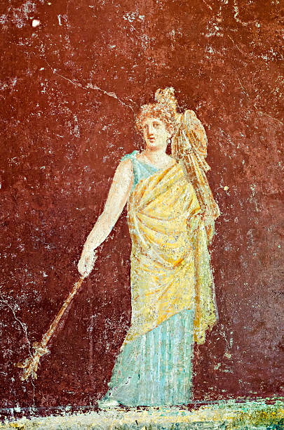 istock Fresco of God Mercury 495717653
