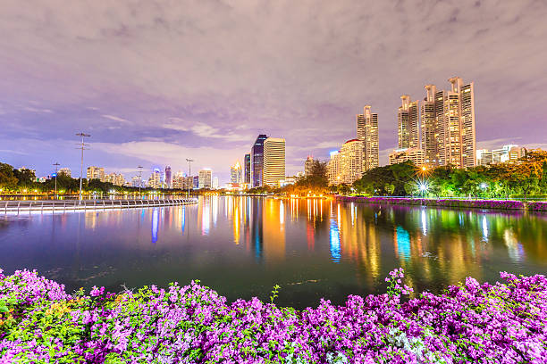 istock Benjasiri Park bangkok 495718803