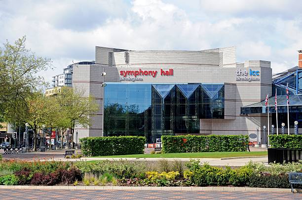 «symphony hall & мус, бирмингем. - international convention center стоковые фото и изображения