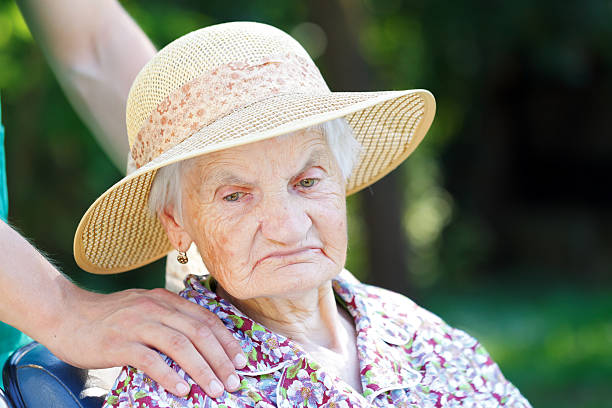 istock Worried senior woman 495726482