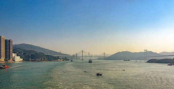 istock Suspended bridges in Hong Kong 495726784