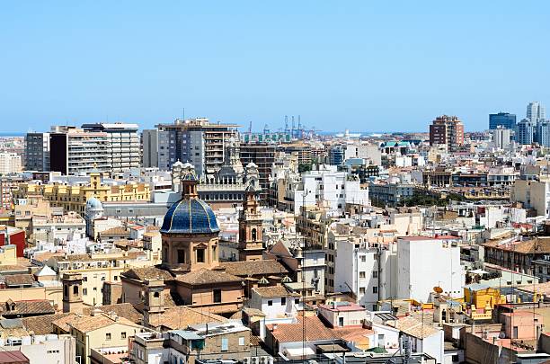 istock Areal view, as seen from the miguelete, Valencia 495731632