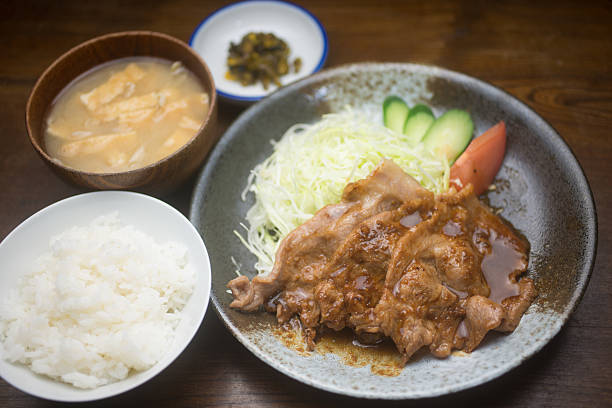 istock Japanese Ukisine Pork Shogayaki (grilled pork with ginger) 495731929