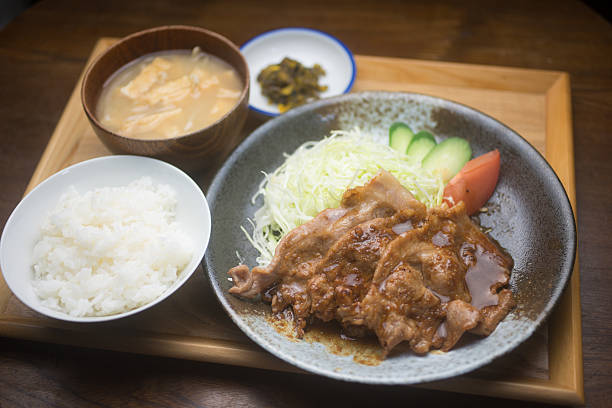 istock Japanese Ukisine Pork Shogayaki (grilled pork with ginger) 495731939