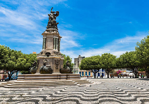 San Sebastian Square in Manaus downtown, Brazil
