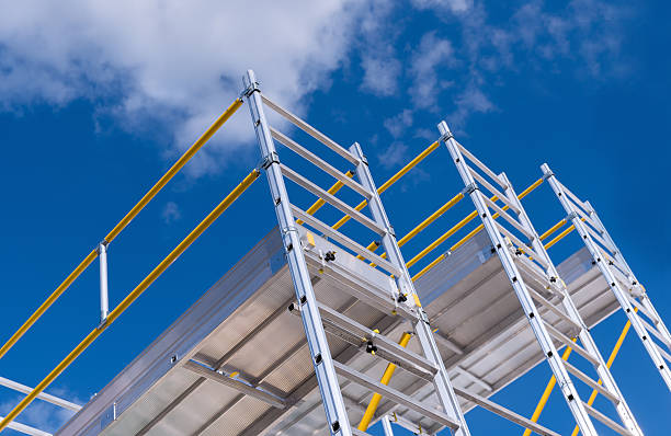 Scaffolding exhibition and sale of scaffolding scaffolding stock pictures, royalty-free photos & images