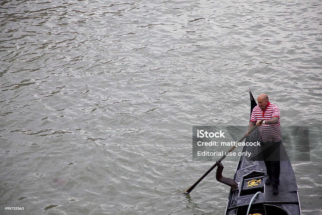 Venetian gondolero - Foto de stock de Adulto libre de derechos